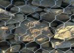 Low Carbon Steel Wire Gabion Cages For Rock Retaining Walls , Wire Gabion