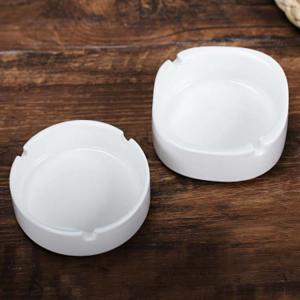 China Ceramic Commercial Gifts Custom Smoking Accessories Ceramic Outdoor With Saucer on sale