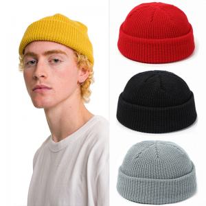 China 100% Acrylic Winter Beanies And Caps Warm Men Cable Knit Hat wholesale