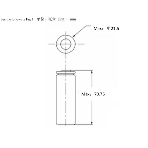 INR21700-45E 3.7V 4500mAh 3C Cylindrical Lithium Ion Battery 21700 for Electric Motor Car