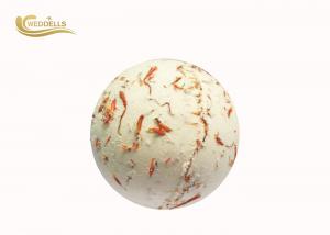 China 100g Handmade Organic Petal Fizzy Bubble Salt Bath Ball Bombs on sale