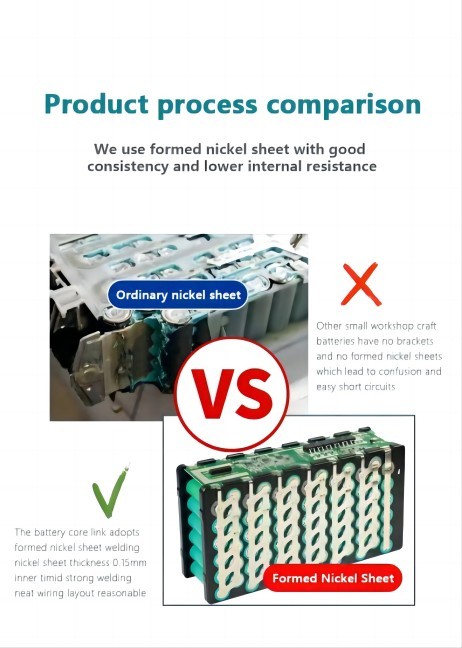 1500 Cycle Times Portable Handle 36V 10AH Black Aluminum Electric Bike Pack With Safe Lock For Electric Folding Bike