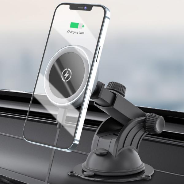 Dashboard 10W 7.5W Car Phone Mount Wireless Charger Automatic Sensor