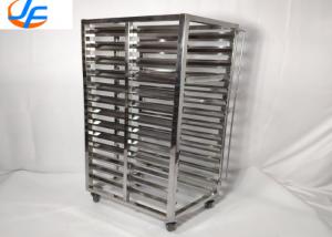 China RK Bakeware China Foodservice NSF 600 400 Stainless Steel Baking Tray Trolley / Stainless Steel Double Oven Rack on sale