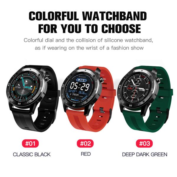 1.54" Screen 240*240 DPI waterproof heart rate watch For running