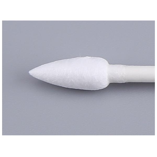 Paper Handle White Cotton Bud Swab Round Head For Cosmetic Cleaning