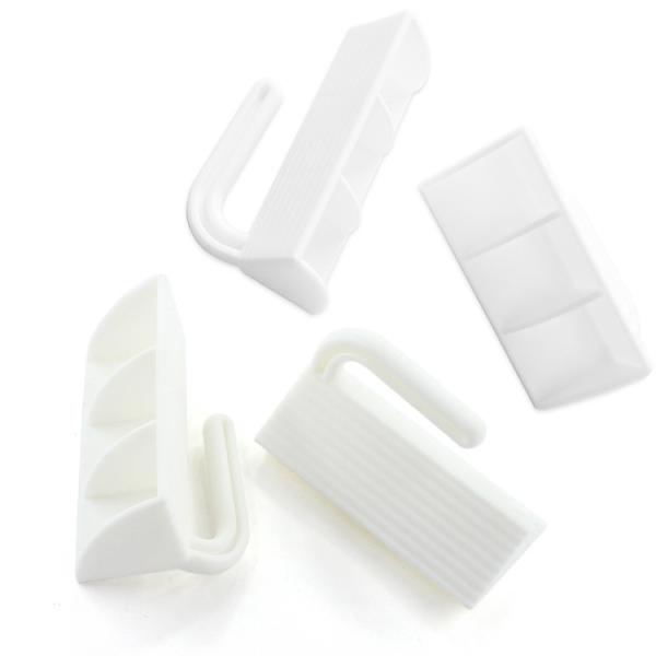 Multifunctional Odorless Plastic Door Clip , Portable Door Hinge Pinch Guard