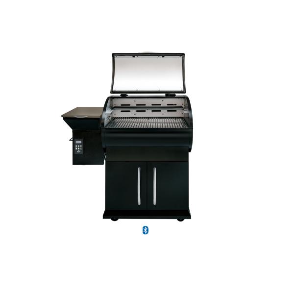 Powder Coated Wood Pellet Barbecue Grills Hopper Smoke Free Easily Assembled