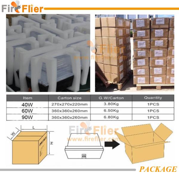 easy mounting 50w 60w Led Retrofit Canopy Light For Gas Station Petrol Station led garage