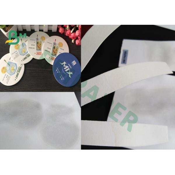 beer mat board High Bulk Natural White 0.8mm Beer Mat Board For Coasters 800 X 1000mm