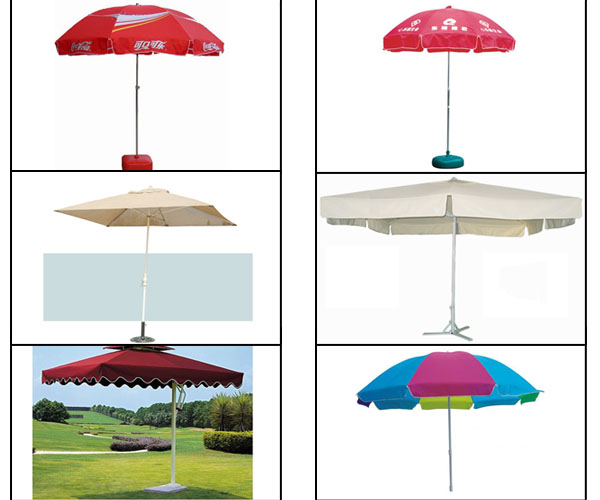 Camping Canopy Tent Aluminum Sun Umbrella With Stand Outdoor Patio Umbrellas For Advertising