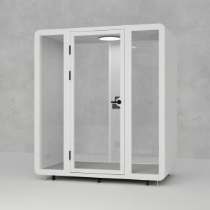 Buy cheap Disassembled / Reassembled 2 Person Pod Modular Office Acoustic Booth from wholesalers