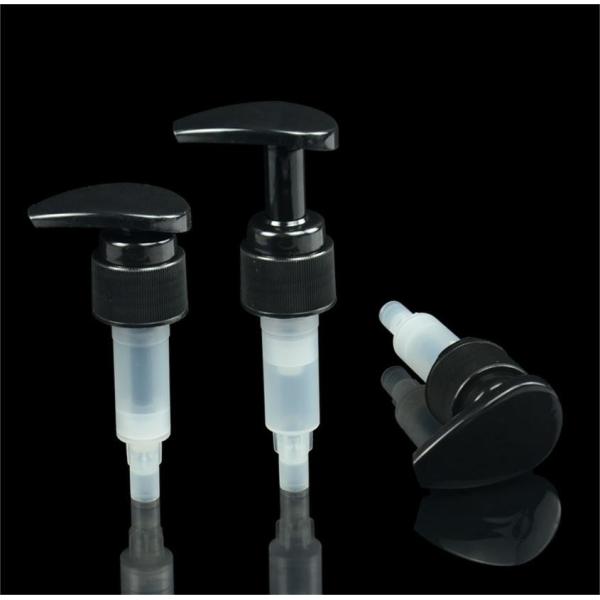 Leakproof PP Ribbed Airless Cosmetic Lotion Pump 2.5CC Output With Outer Spring
