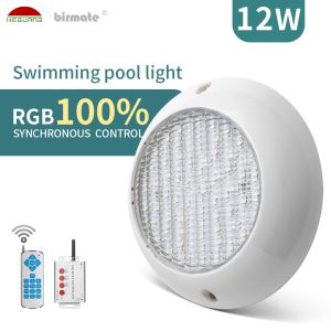 Buy cheap EMC Synchronous Surface Mount LED Pool Light Wall Mounted 12W RGB 380LM from wholesalers