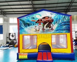 China 0.55mm PVC Blow Up Bounce House For Amusement Park on sale