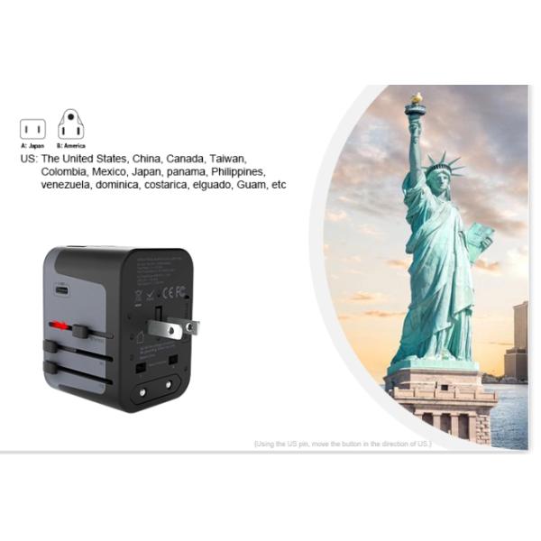 Mobile phone accessories electronic gadgets portable 4usb type c 5600ma travel charger