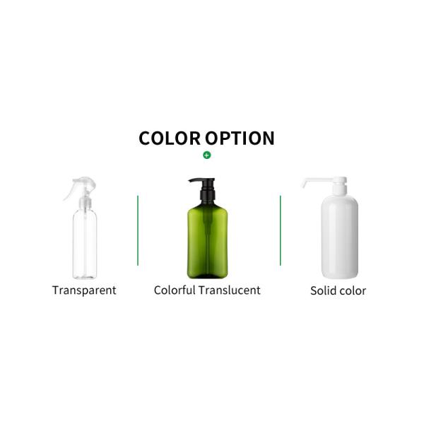 Big Volume Plastic Shampoo Bottles Packaging 400ml Square Shape