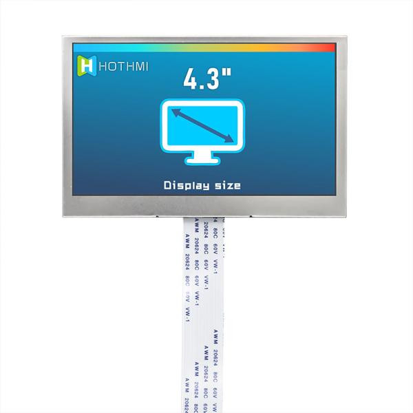 4.3 Inch IPS 800x480 Wide Temperature TFT Display Panel MIPI For Industrial Control