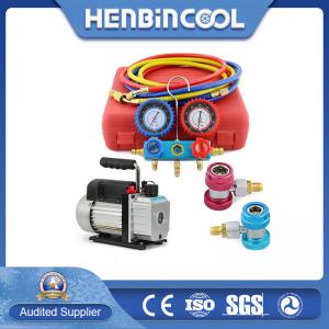 China Vacuum Pump Refrigeration Manifold Gauge 68mm 134a Refrigerant Gauges wholesale