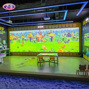 China Flexible Equipment Drawing Alive Interactive Wall Games MultiChannel Fusion Technology wholesale