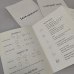 Custom Design Folded Instruction Booklet Different User Manual Printing