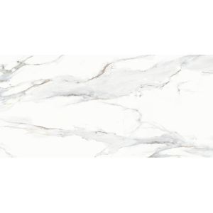 Curtain White Sintered Stone Slab 1600x3200x12mm Matte Finish