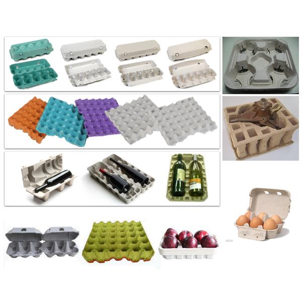 Energy Saving Paper Egg Tray Making Machine , Egg Box Making Machine
