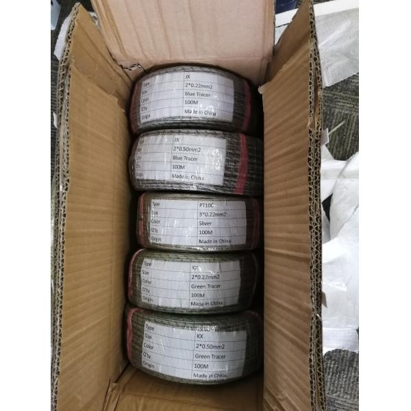 Nickel Plated Copper Thermocouple Wire Type RTD PT100 Kapton Wrapping Sheath