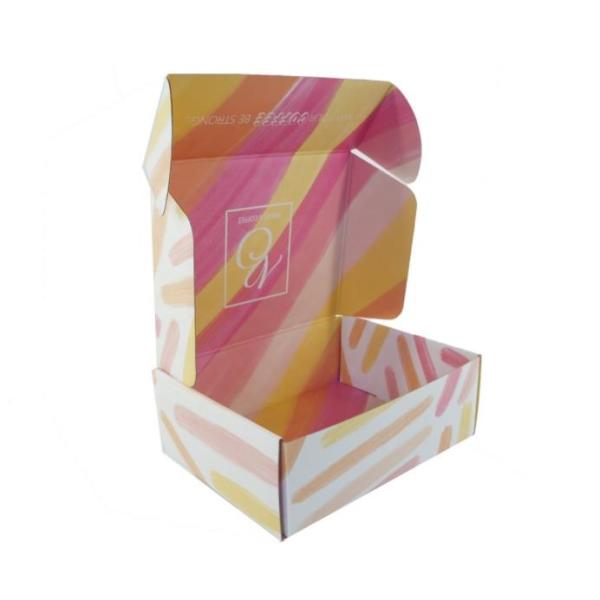 CCNB SBS Colored Packaging Boxes Folding Corrugated Mailing CTP E Flute
