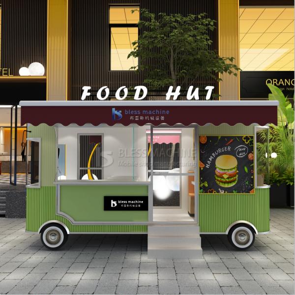 Electric Mobile Hair Salon Barber Shop Dresser Van Truck Trailer Boutique Cart for 1000kg