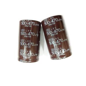 China ELXS501VSN471MA60S Aluminum SMD Electrolytic Capacitors 500V 470uF on sale