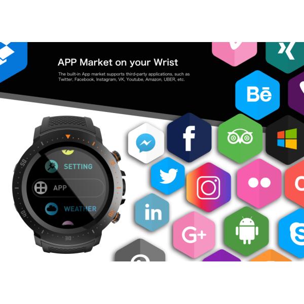 Android GPS 4G Talking Waterproof Sport Smart Watch