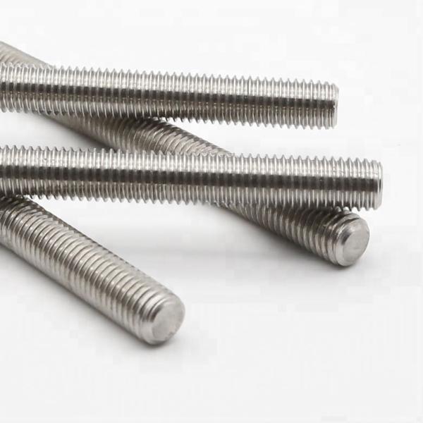 White Carbon Steel Fully Threaded Rod , Double End Threaded Rod OEM Service
