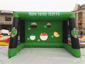 China 0.9mm PVC Inflatable Sports Games Water Polo Football Goal For Pool wholesale