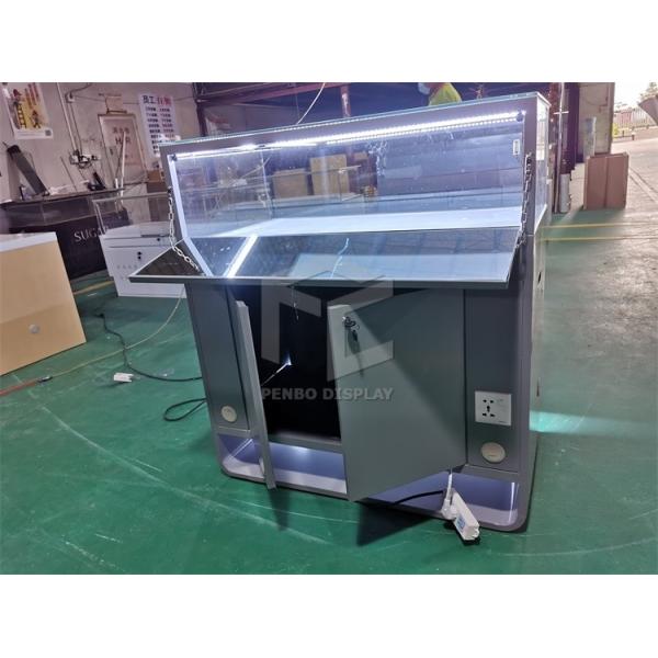 ODM Mobile Accessories Showcase With T5 LED Light