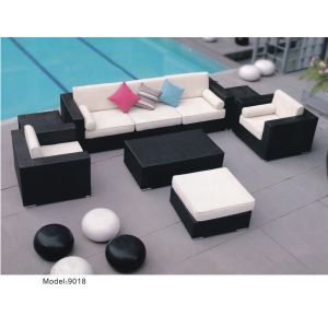 China 9pcs patio furniture rattan garden sectional sofa -9018 wholesale