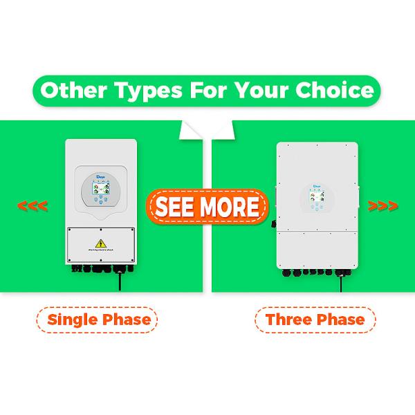 Deye 12kw High Voltage Hybrid Inverter SUN-12K-SG04LP3-EU Off On Grid