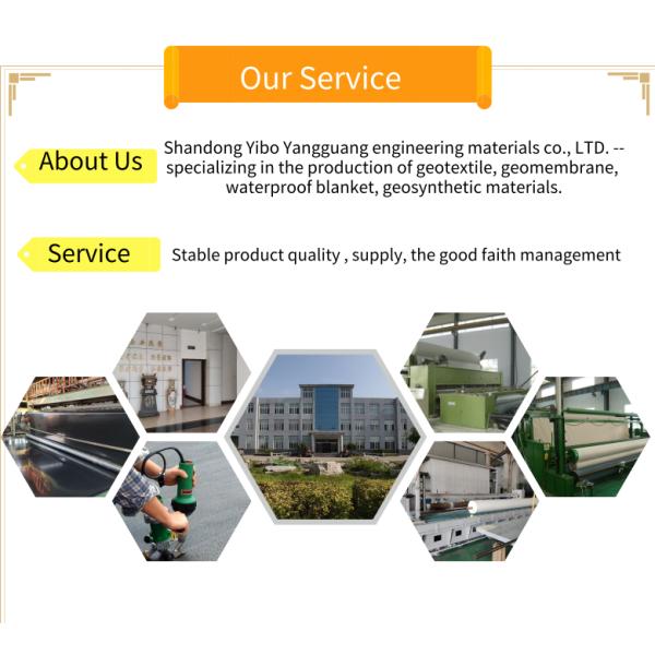 Geotextile Needle Punched Non Woven Geotextile for in Various Applications