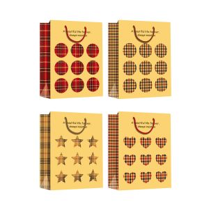 China Custom design prmotional recyclable luxury retail kraft paper bag wholesale