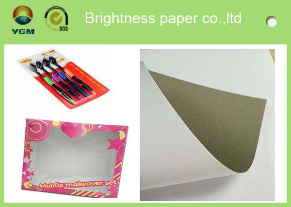 Quality Packaging / Printing Blister Board Paper 700 * 1000mm Low Surface Roughness for sale