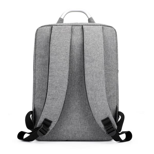 School and Travel Essential Internal Frame Customizable Logo Anti-Theft Grey Backpack with Waterproof Lining
