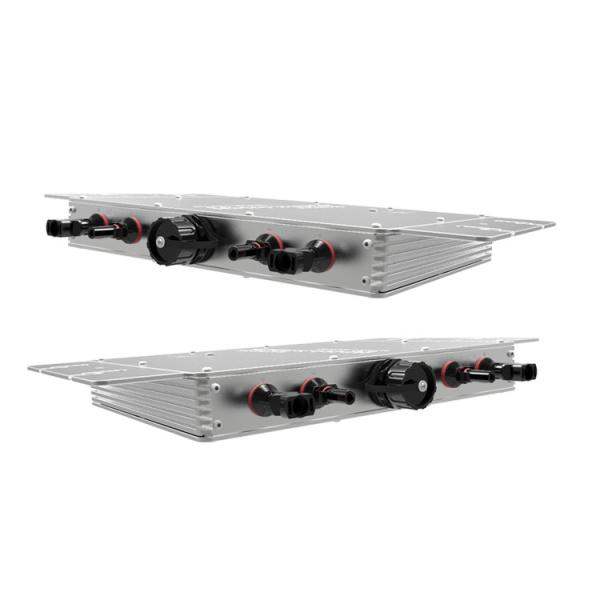 Self Cooling Micro Inverter Solar Panel Silver Waterproof Grid Tie Inverter 2000 Watt