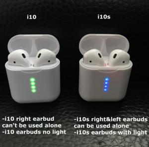 China i10 tws kc i 12 tws i60 tws ie80 i9s auricolari i7 bluetooth headphone wireless colour in ear headphones for iphone wholesale