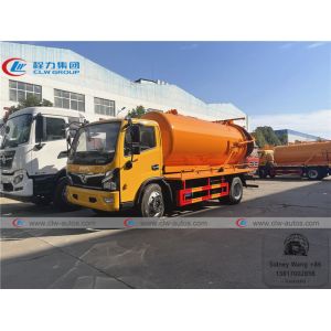 China DONGFENG Furuicar 8m3 Vacuum Suction Septic Tank Truck wholesale