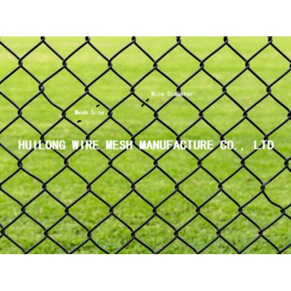 60x60mm 3.5mm Heavy Galvanized Chain Link Fence for Residential Use