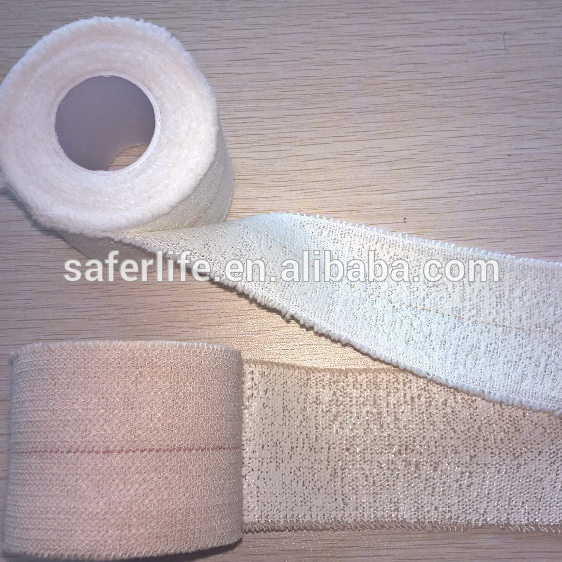 Saferlife Medical Heavy Sports EAB Tape Cotton Elastic adhesive bandage Fabric Conforming Stretch Bandage
