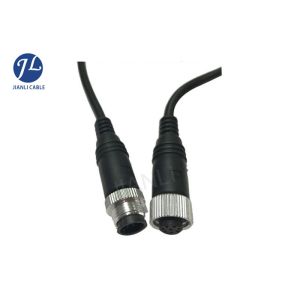 PVC Insulated Shielding M12 8 Pin Cable For Car Reversing Camera Od 5.0MM
