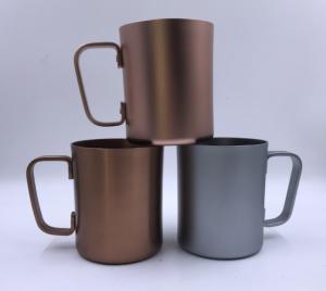 China 500ml Aluminum Drinking Cups CMYK Coffee Mug With Handle wholesale