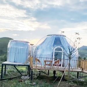 China Outdoor Camping Transparent Bubble Tents Lightweight UV Protection on sale