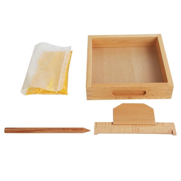 Sand Painting Box Montessori Speech Teaching Educational Toys
